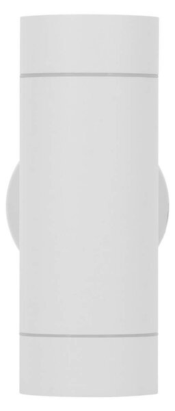 Applique Cilindrica Bidirezionale IP65 2xGU10 Bianca Colore Bianco