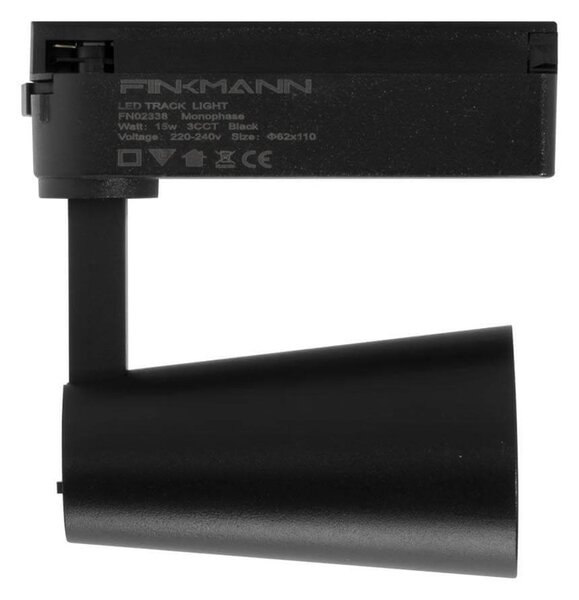 Faro LED 15W Monofase Nero CRI92 CCT Bianco Variabile 38° Bridgelux LED Colore Bianco Variabile CCT