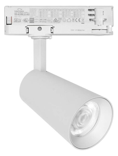 Faro LED 30W Trifase CRI92 CCT Bianco Variabile 38° Bridgelux LED Colore Bianco Variabile CCT
