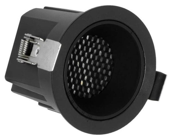 Faro da Incasso Nero 8W Foro Ø55mm CCT 15°-55° con driver Philips Colore Bianco Variabile CCT