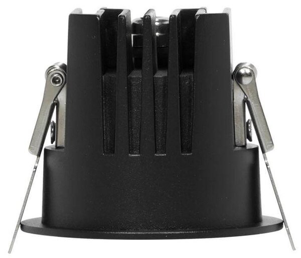 Faro da Incasso Nero 8W Foro Ø55mm CCT 15°-55° con driver Philips Colore Bianco Variabile CCT