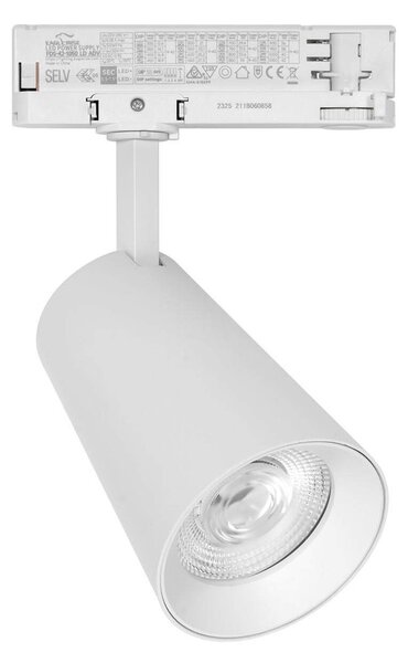 Faro LED 40W Trifase CRI92 CCT Bianco Variabile 38° Bridgelux LED Colore Bianco Variabile CCT
