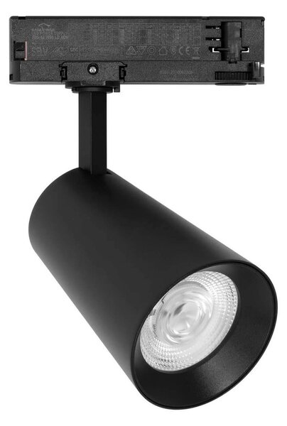 Faro LED 40W Trifase Nero CRI92 CCT Bianco Variabile 38° Bridgelux LED Colore Bianco Variabile CCT