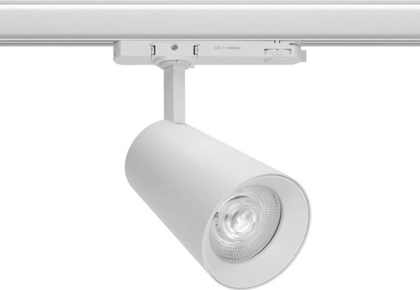 Faro LED 40W Trifase CRI92 CCT Bianco Variabile 38° Bridgelux LED Colore Bianco Variabile CCT