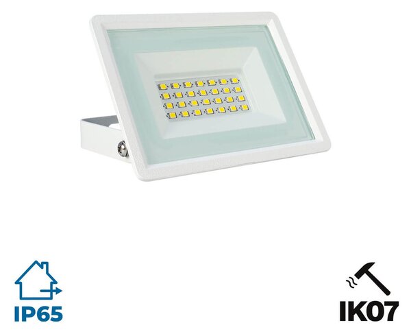 Faro LED 30W IK07 IP65 Bianco Colore Bianco Caldo 3.000K