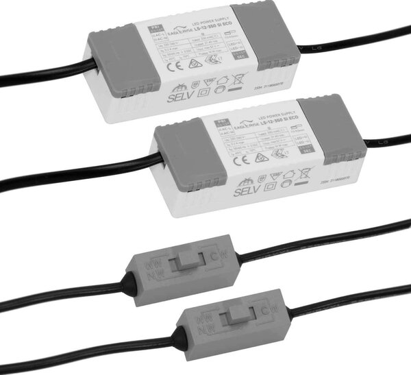 Faro LED da Incasso Orientabile 2x15W CCT Foro 160x75mm Bridgelux LED Colore Bianco Variabile CCT