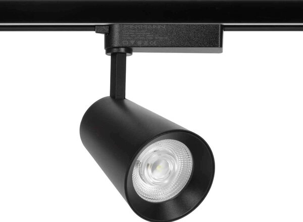 Faro LED 40W Monofase Nero CRI92 CCT Bianco Variabile 38° Bridgelux LED Colore Bianco Variabile CCT