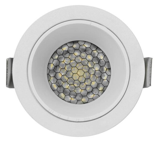 Faro da Incasso Bianco 8W Foro Ø55mm CCT 15°-55° con driver Philips Colore Bianco Variabile CCT