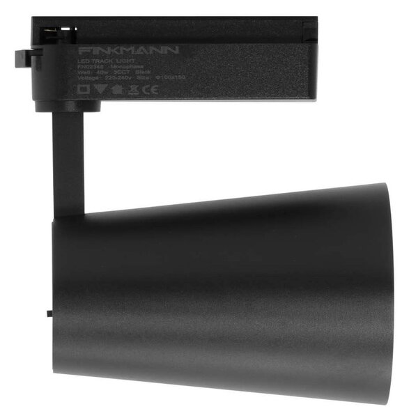 Faro LED 40W Monofase Nero CRI92 CCT Bianco Variabile 38° Bridgelux LED Colore Bianco Variabile CCT