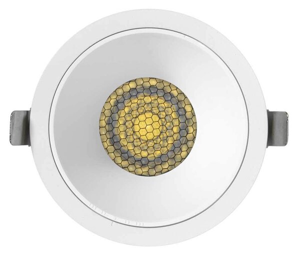 Faro da Incasso Bianco 18W Foro Ø95mm CCT 15°-55° con driver Philips Colore Bianco Variabile CCT