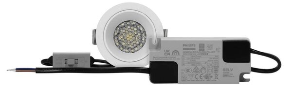 Faro da Incasso Bianco 8W Foro Ø55mm CCT 15°-55° con driver Philips Colore Bianco Variabile CCT