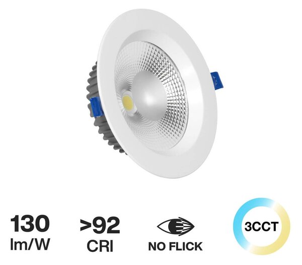 Faro da incasso 20W Foro Ø160mmBianco Variabile con driver Philips Colore Bianco Variabile CCT