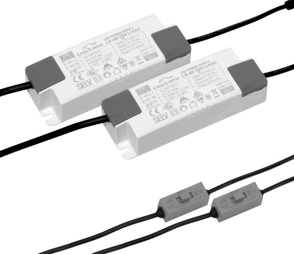 Faro LED da Incasso 2x30W Orientabile CCT Foro Ø210x110 Bridgelux LED Colore Bianco Variabile CCT