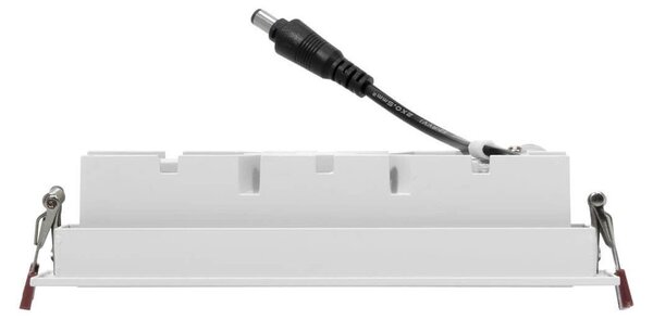 Faro LED da Incasso Bianco 12W Orientabile Foro 155x55mm Colore Bianco Caldo 3.000K