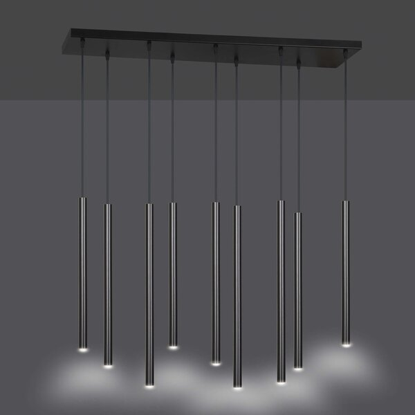 Lampada a Sospensione SELTER 9 BLACK WHITE e GOLD