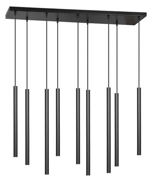 Lampada a Sospensione SELTER 9 BLACK WHITE e GOLD