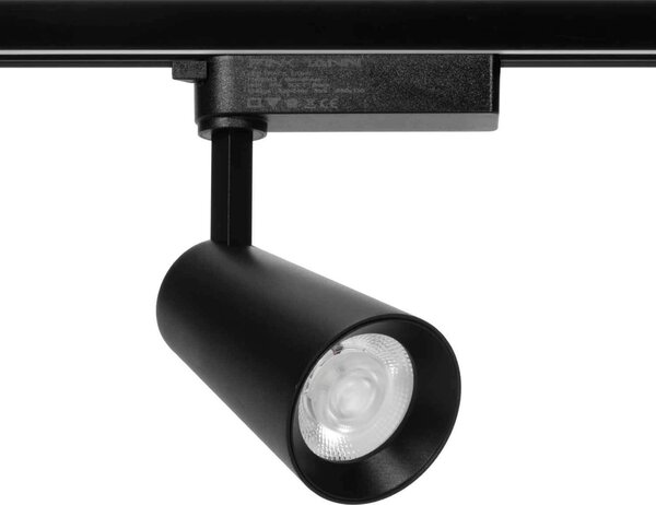 Faro LED 30W Monofase Nero CRI92 CCT Bianco Variabile 38° Bridgelux LED Colore Bianco Variabile CCT