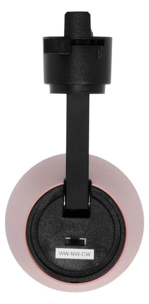 Faro LED 30W Monofase Rosa CRI92 CCT Bianco Variabile 38° Bridgelux LED Colore Bianco Variabile CCT