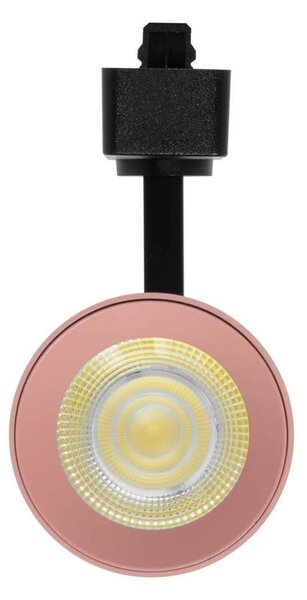 Faro LED 30W Monofase Rosa CRI92 CCT Bianco Variabile 38° Bridgelux LED Colore Bianco Variabile CCT