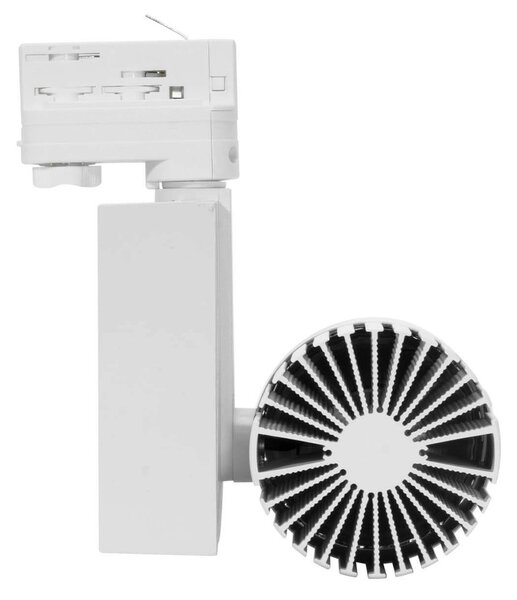 Faro LED 40W Binario Trifase Bianco CRI92 100° Bridgelux LED Colore Bianco Freddo 6.000K