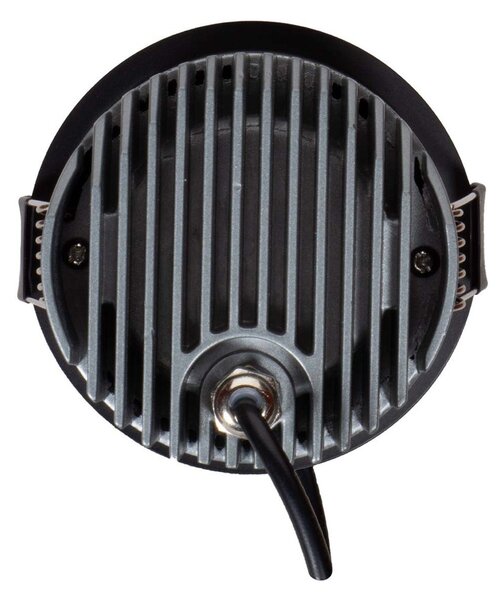 Faro LED da Incasso 15W Nero Ø75mm IP65 CCT UGR19 con driver Philips Colore Bianco Variabile CCT