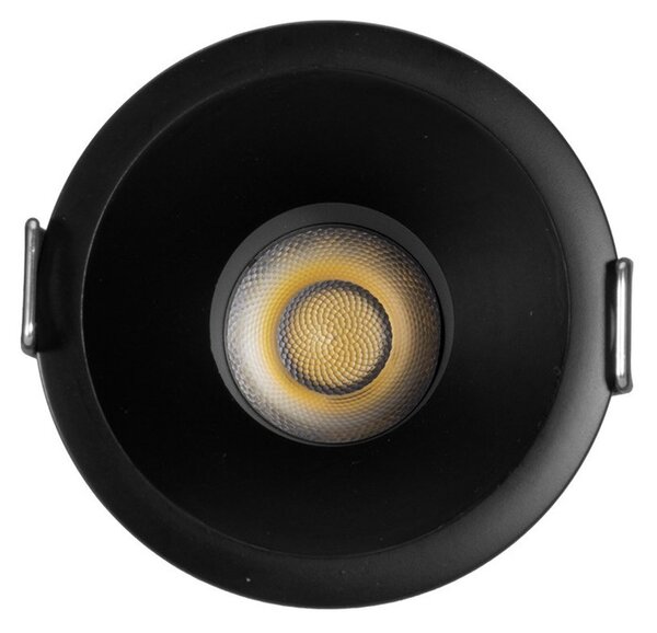Faro LED da Incasso 10W Nero Ø65mm IP65 CCT UGR19 con driver Philips Colore Bianco Variabile CCT