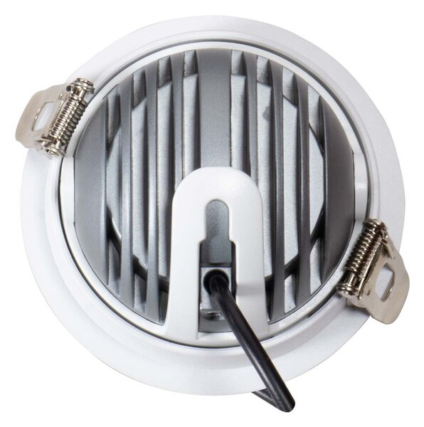 Faro LED da Incasso 12W Ø75mm IP40 Orientabile con driver Philips Colore Bianco Variabile CCT