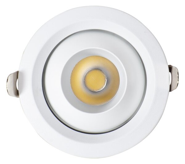 Faro LED da Incasso 12W Ø75mm IP40 Orientabile con driver Philips Colore Bianco Variabile CCT