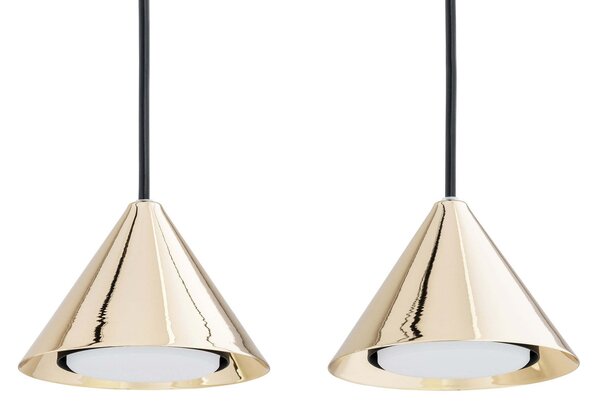 Lampadario ELIT 6 GOLD e BLACK - Attacco GX53