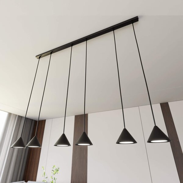 Lampadario ELIT 6 GOLD e BLACK - Attacco GX53