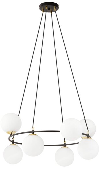 Lampadario a Sospensione AZURA 8 OPAL