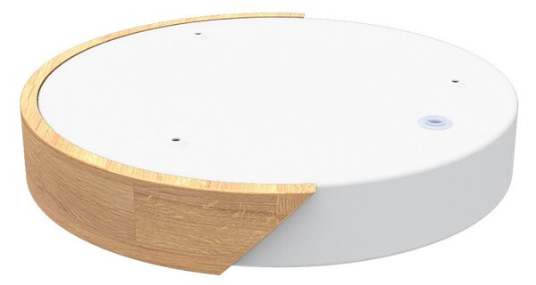 Plafoniera LED Rotonda 18W CCT Ø300mm Legno/Bianco