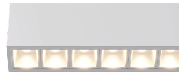 Plafoniera LED 40W 120cm UGR16 CCT con driver Philips Bianca o nera