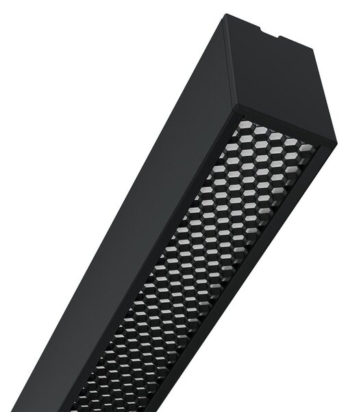Lampada Lineare LED Sospesa 40W 120 cm con driver Philips Bianca o nera