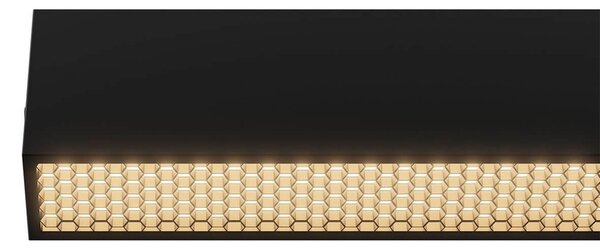 Lampada Lineare LED Sospesa 40W 120 cm con driver Philips Bianca o nera
