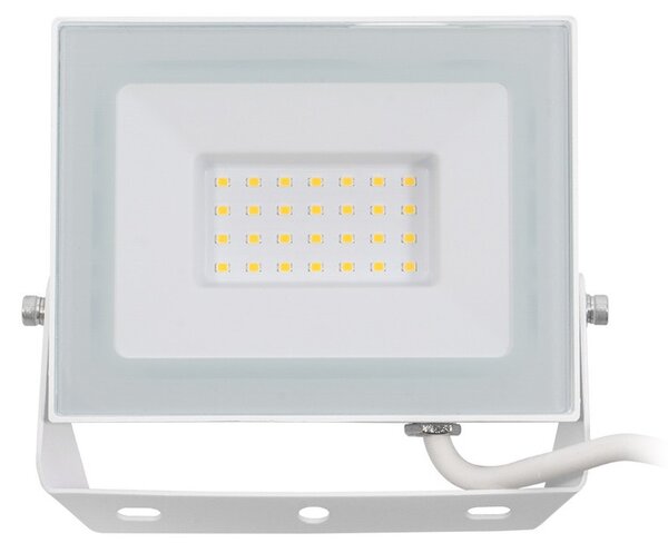 Faro LED 30W Slim Bianco IP65 - con Osram chip LED Colore Bianco Caldo 3.000K