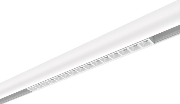 Faro LED Lineare 18W Magnetico 32cm CRI92 UGR16 Bianco 48V Colore Bianco Naturale 4.000K