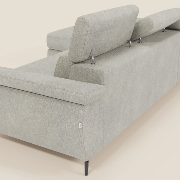 Estro Divano estraibile con chaise-longue e poggiatesta reclinabili in