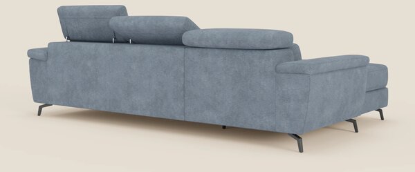 Estro Divano estraibile con chaise-longue e poggiatesta reclinabili in