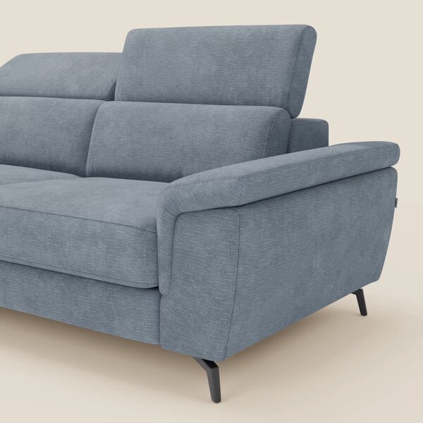Estro Divano estraibile con chaise-longue e poggiatesta reclinabili in