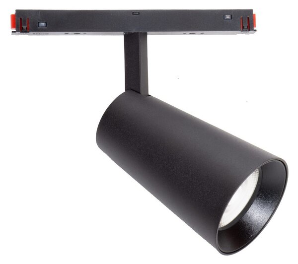 Faro LED 30W Magnetico CCT CRI92 36° Nero 48V - BRIDGELUX LED Colore Bianco Variabile CCT