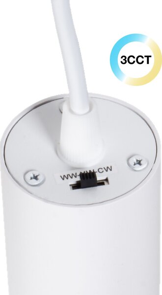 Lampada a Sospensione 10W Magnetica CCT CRI92 Bianca Colore Bianco Variabile CCT