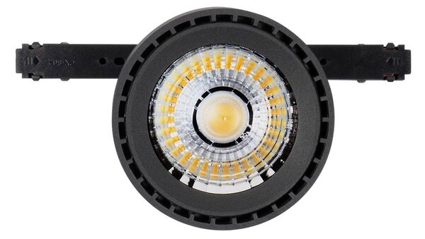 Faro LED 20W Tondo Magnetico CCT CRI92 Nero 48V - BRIDGELUX LED Colore Bianco Variabile CCT