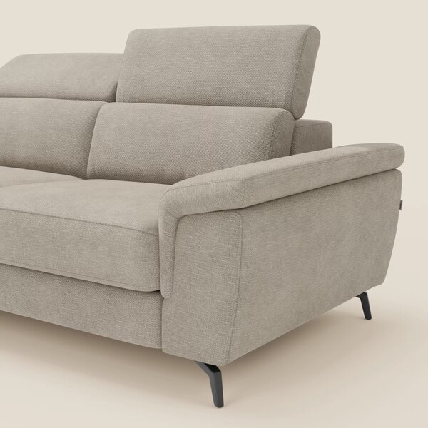 Estro Divano estraibile con chaise-longue e poggiatesta reclinabili in