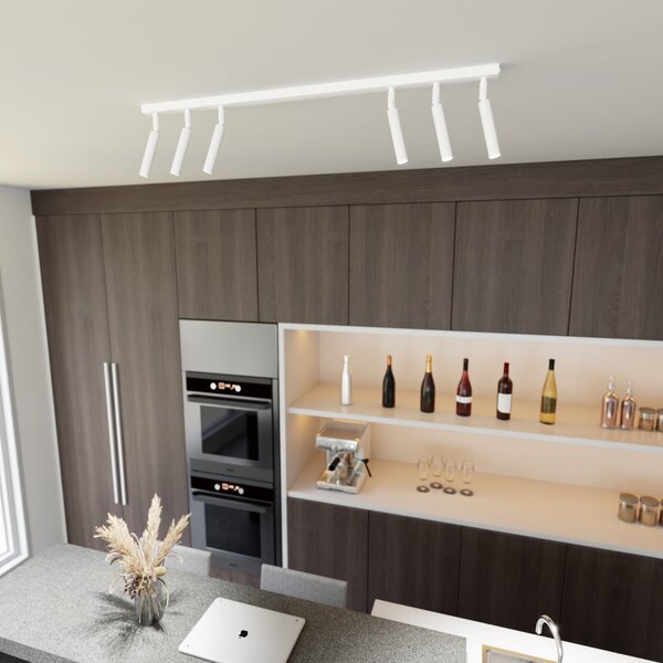 Lampadario Orientabile da soffitto IVI 6 White