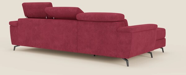 Estro Divano estraibile con chaise-longue e poggiatesta reclinabili in