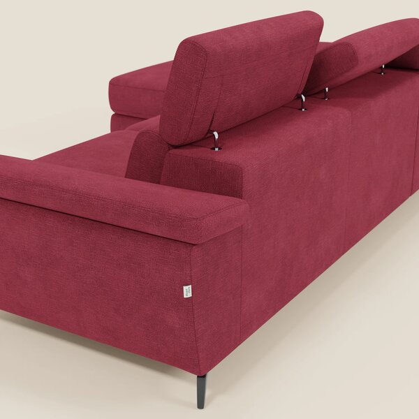 Estro Divano estraibile con chaise-longue e poggiatesta reclinabili in
