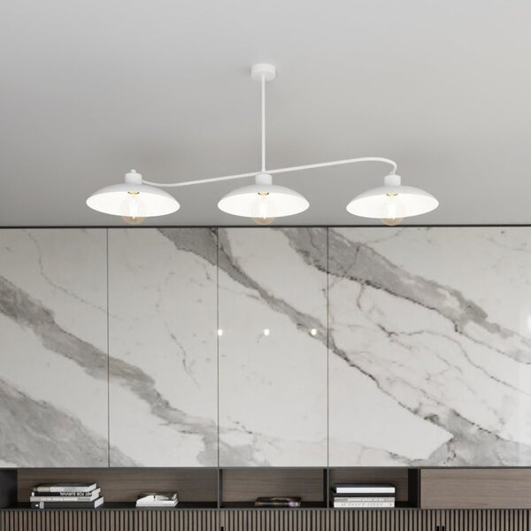Lampadario a sospensione FOSTER 3 White
