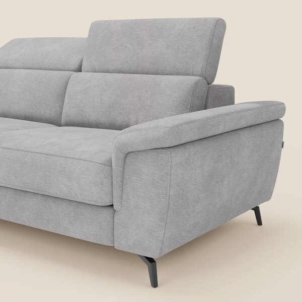 Estro Divano estraibile con chaise-longue e poggiatesta reclinabili in
