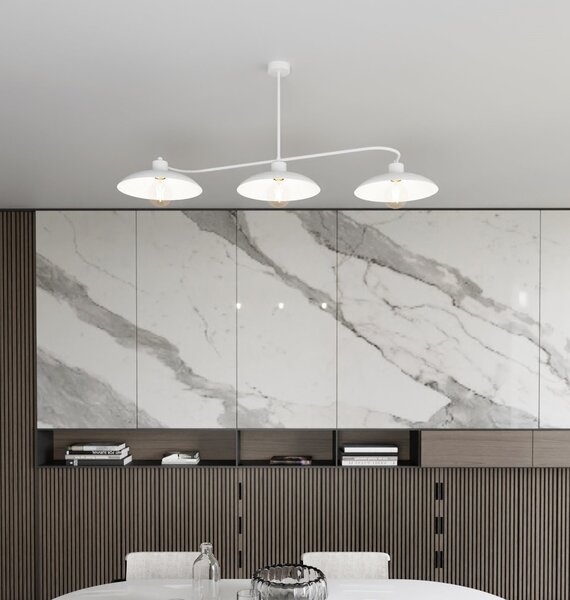 Lampadario a sospensione FOSTER 3 White